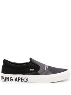 AAPE BY *A BATHING APE® слипоны с логотипом