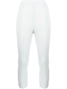 Pleats Please Issey Miyake укороченные брюки со складками