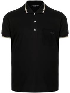 Dolce & Gabbana рубашка поло с полосками