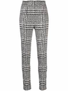 Ermanno Scervino брюки кроя слим в ломаную клетку
