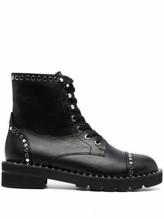 Stuart Weitzman ботинки Mila Lift с заклепками