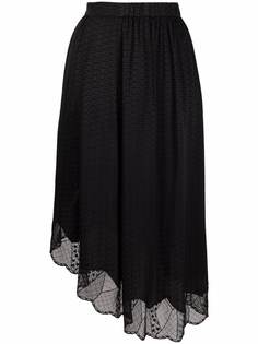 Zadig&Voltaire юбка асимметричного кроя со вставками