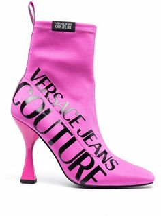 Versace Jeans Couture ботильоны с логотипом