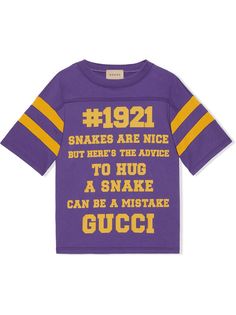 Gucci Kids футболка 1921 To Hug a Snake