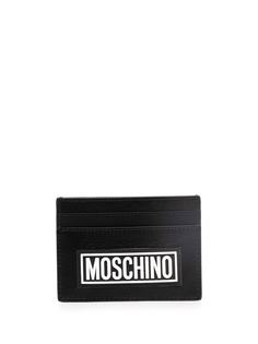 Moschino logo-print cardholder