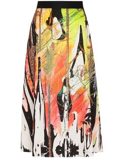 Christopher Kane Mindscape midi skirt