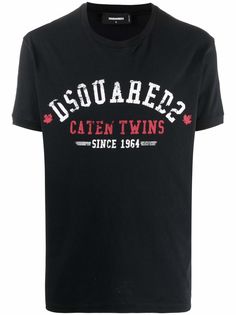 Dsquared2 футболка с эффектом потертости и логотипом