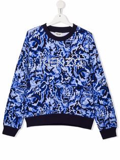 Kenzo Kids толстовка с принтом