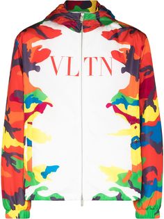Valentino куртка с камуфляжным принтом