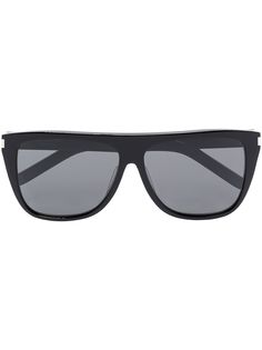 Saint Laurent Eyewear солнцезащитные очки SL 1 Slim в D-образной оправе