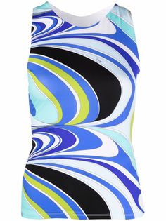 Emilio Pucci топ с принтом Vortici