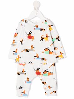 Stella McCartney Kids комплект Baby Doggies из футболки и легинсов