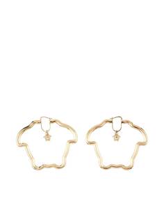 Versace Medusa Curve hoop earrings