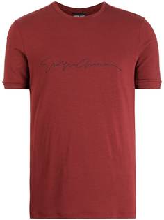 Giorgio Armani футболка с логотипом