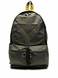 Off-White RUBBER ARROW BACKPACK GREEN GREEN