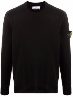 Stone Island свитер с нашивкой-логотипом
