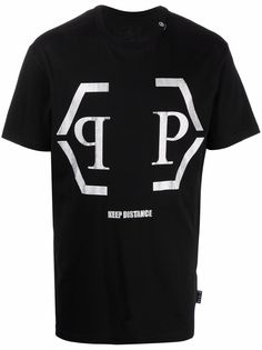 Philipp Plein футболка с логотипом Hexagon