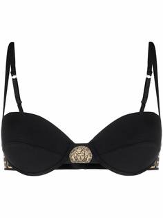 Versace бюстгальтер с узором Greca