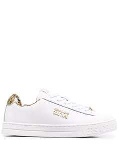 Versace Jeans Couture baroque-print leather sneakers