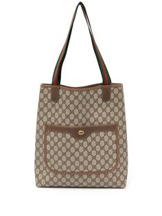 Gucci Pre-Owned сумка на плечо Sherry 1980-х годов с узором GG Supreme