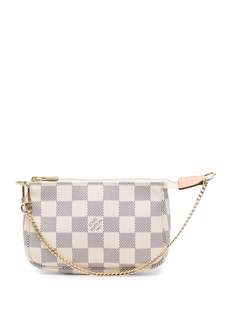 Louis Vuitton мини-клатч Damier Azur Pochette Accessoires 2020-го года