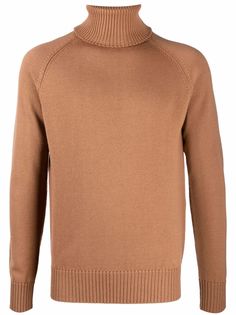Ballantyne roll neck wool jumper
