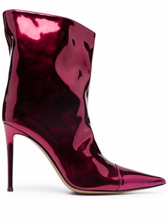 Alexandre Vauthier metallic ankle boots