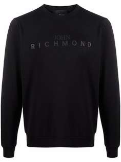 John Richmond logo-print cotton sweatshirt