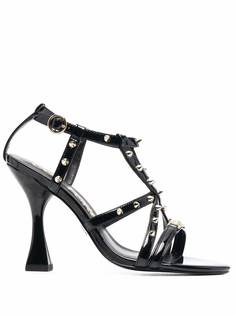 Versace Jeans Couture stud-embellished leather sandals