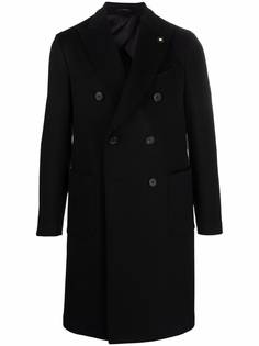 Lardini double-breasted wool coat