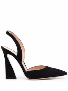 Gianvito Rossi туфли на скульптурном каблуке
