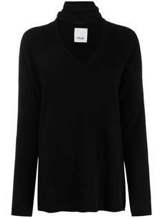 Allude scarf-neck cashmere jumper