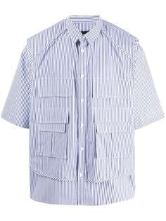 Juun.J button-up striped shirt