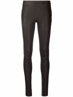 Arma high-waisted leather leggings