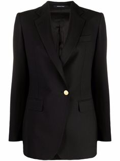 Tagliatore single-breasted cupro blazer