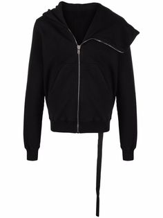 Rick Owens DRKSHDW asymmetric zip-up hoodie