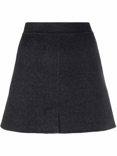 P.A.R.O.S.H. A-line wool miniskirt