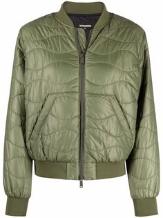 Dsquared2 пуховик с нашивкой-логотипом