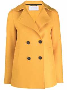 Harris Wharf London double-breasted short peacoat