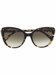 Longchamp tortoiseshell-effect cat-eye sunglasses