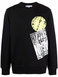 Y-3 graphic-print cotton sweatshirt