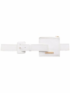Jacquemus logo-plaque belt bag