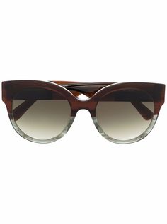 Longchamp tortoiseshell-effect cat-eye sunglasses