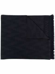 Emporio Armani chevron pattern scarf