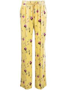 RED Valentino rose-print elasticated-waist trousers