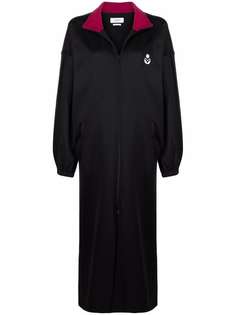 Isabel Marant Étoile logo-embroidered zip-up coat