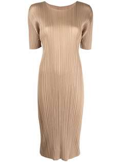 Pleats Please Issey Miyake плиссированное платье