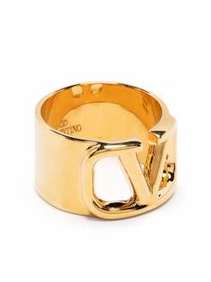 Valentino Garavani кольцо с логотипом VLogo Signature
