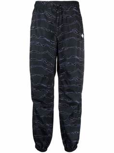 Marcelo Burlon County of Milan ALL OVER CAMOU NYLON JOGGING DARK BLUE B
