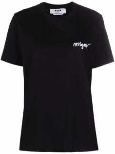 MSGM футболка с логотипом